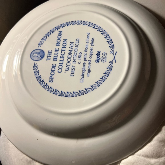 Vintage Spode England Blue Room Collection Dinner Plate - Picture 5 of 9